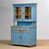 Armoire de cuisine en pin massif, années 1900