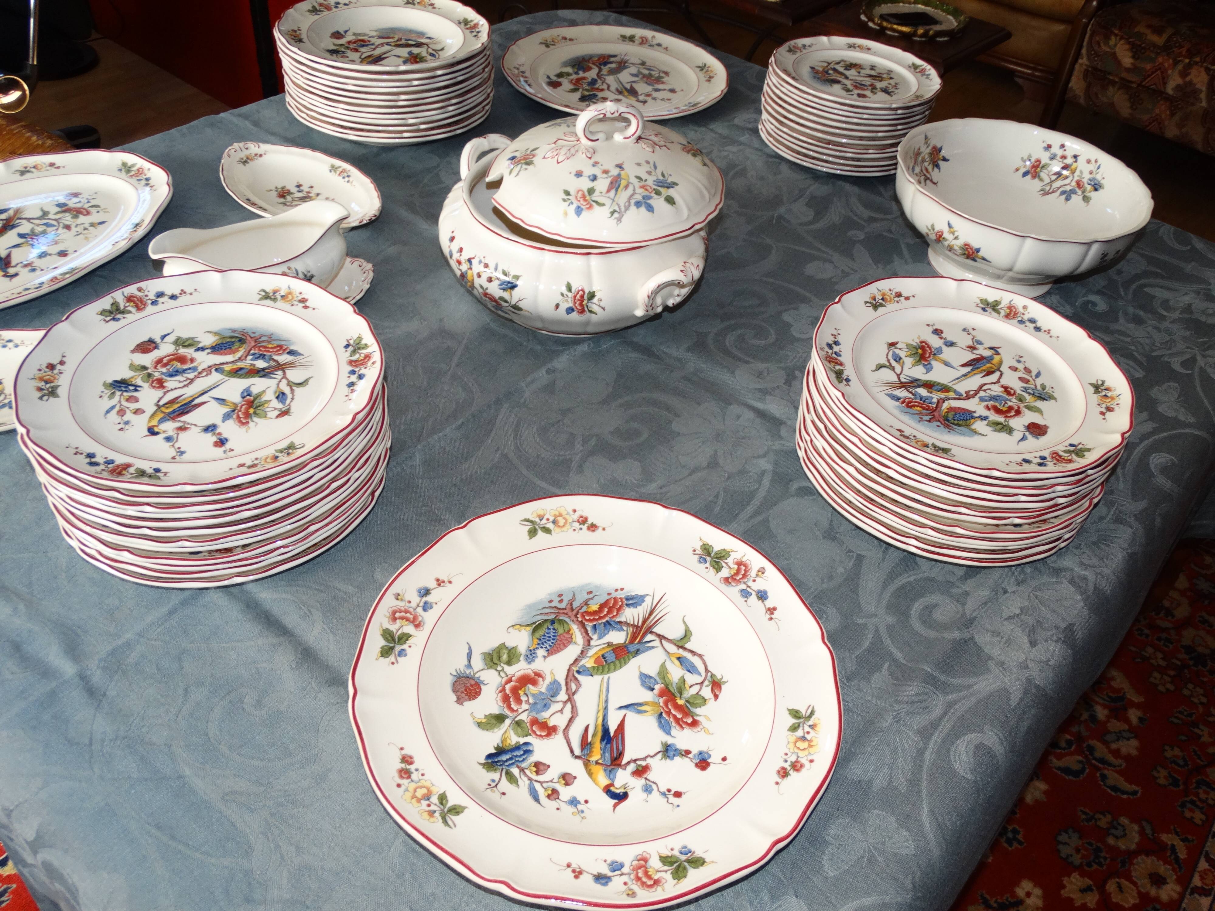 Villeroy & boch tableware, 1950s, phoenix model.