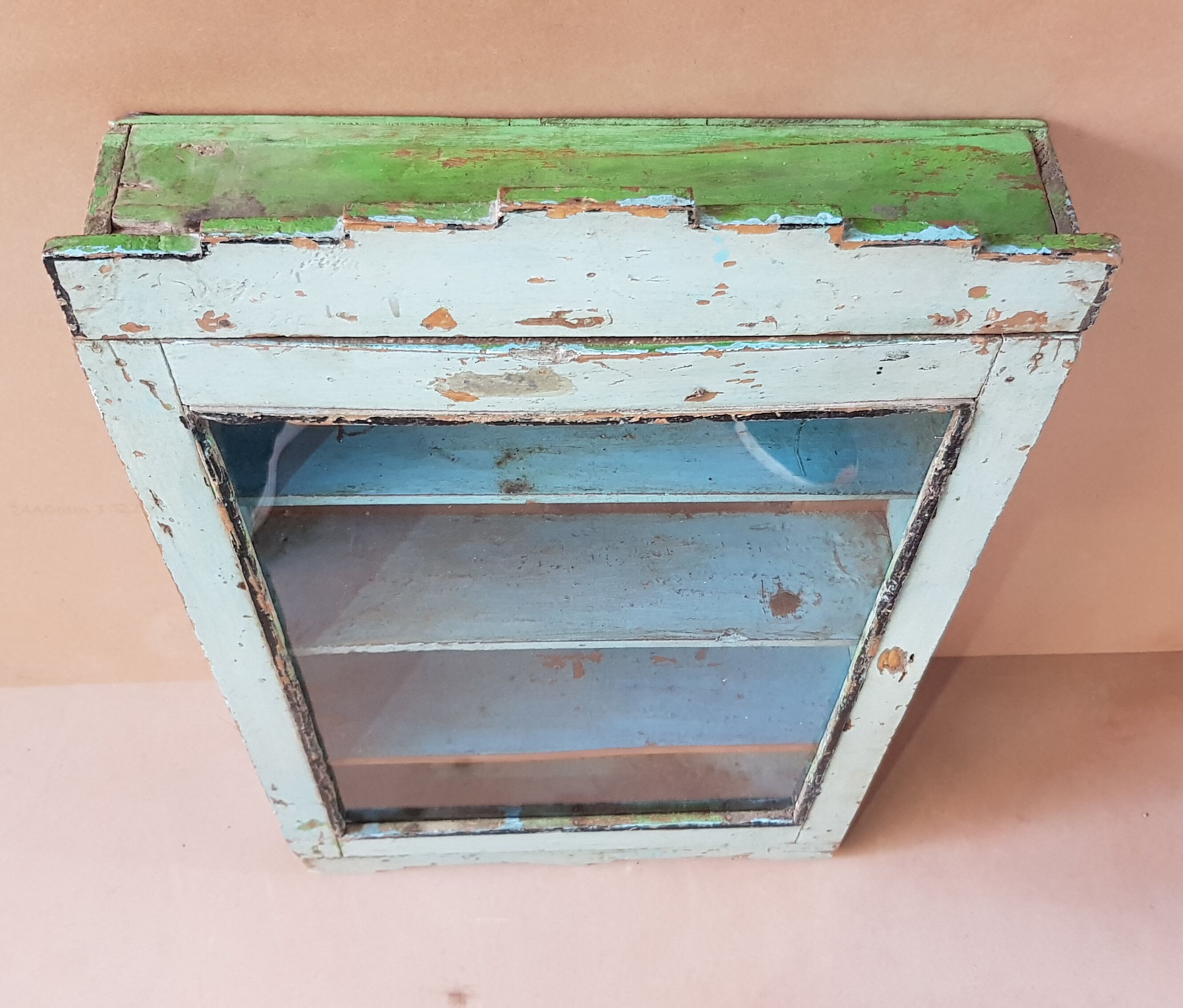 Medicine cabinet - showcase - Burmese teak wall shelf