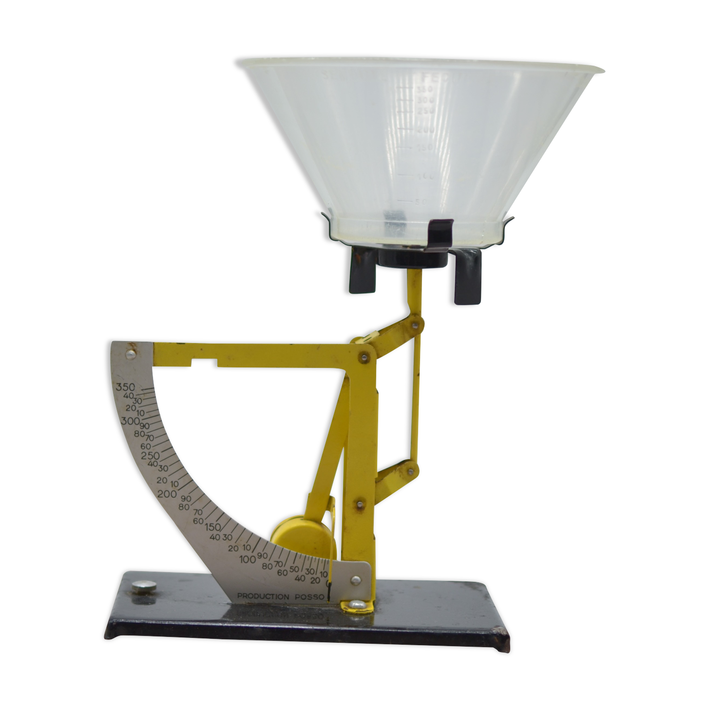 Old metal Posso industrial style household scale