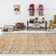 6x10 Pale Orange Floral Turkish Rug, 195x313Cm