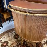 Rattan & bamboo bar vintage year 50/60