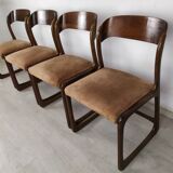 4 baumann sleigh chairs