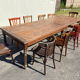 Table de drapier et ses 10 chaises