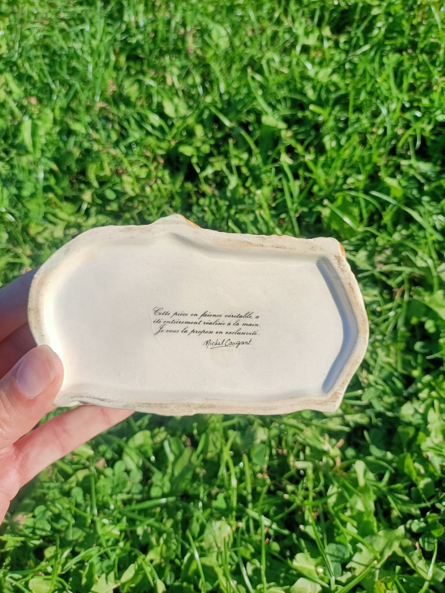 Zoomorphic terrine stamped Michel Caugant 💐