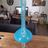 Carafe en verre de Murano Bleu Clair
