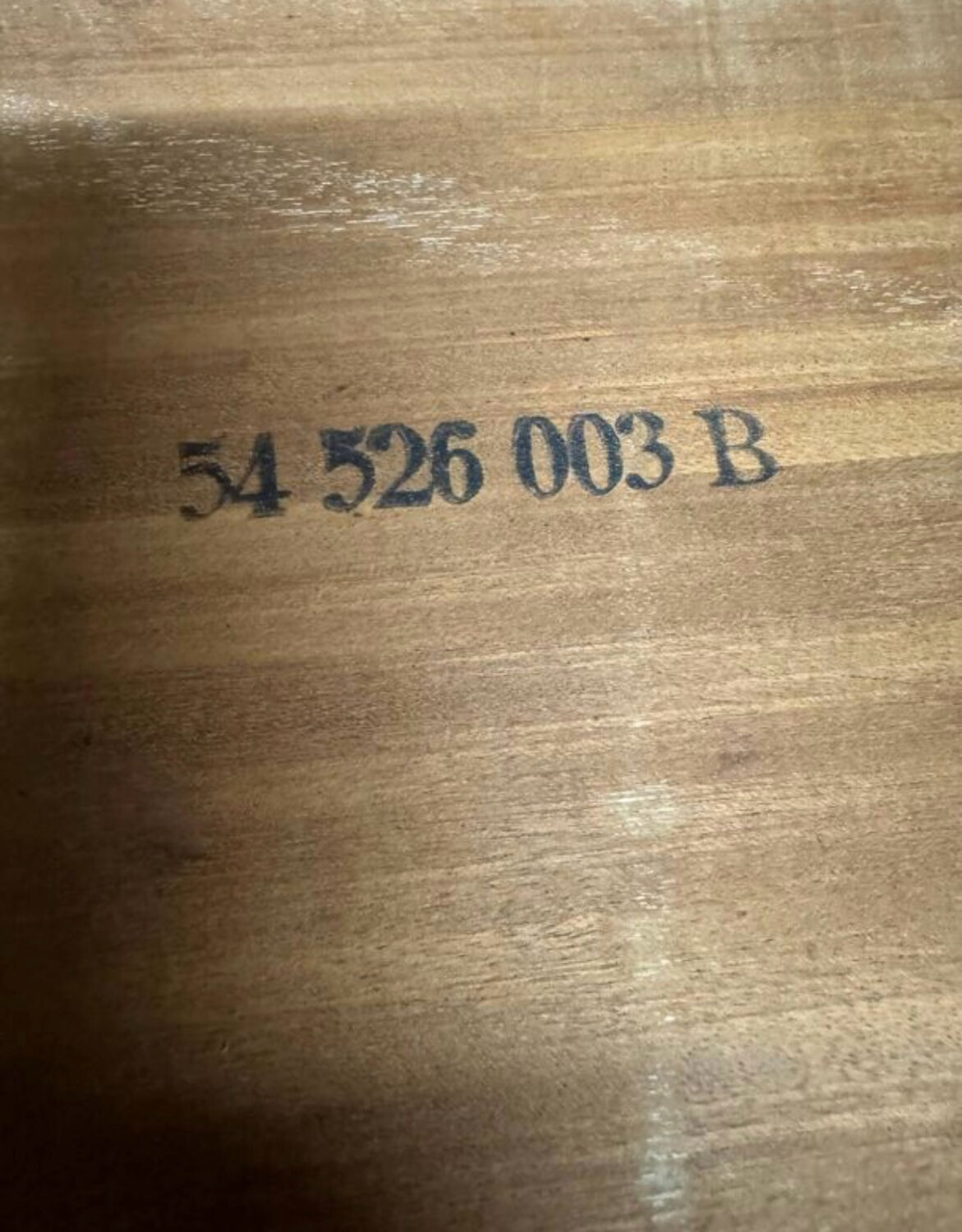 Table vintage extensible estampillée