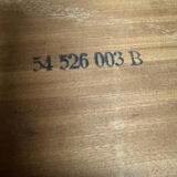 Table vintage extensible estampillée