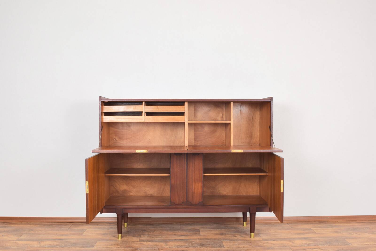 Mid-Century Norwegian Teak Highboard, 1960s.