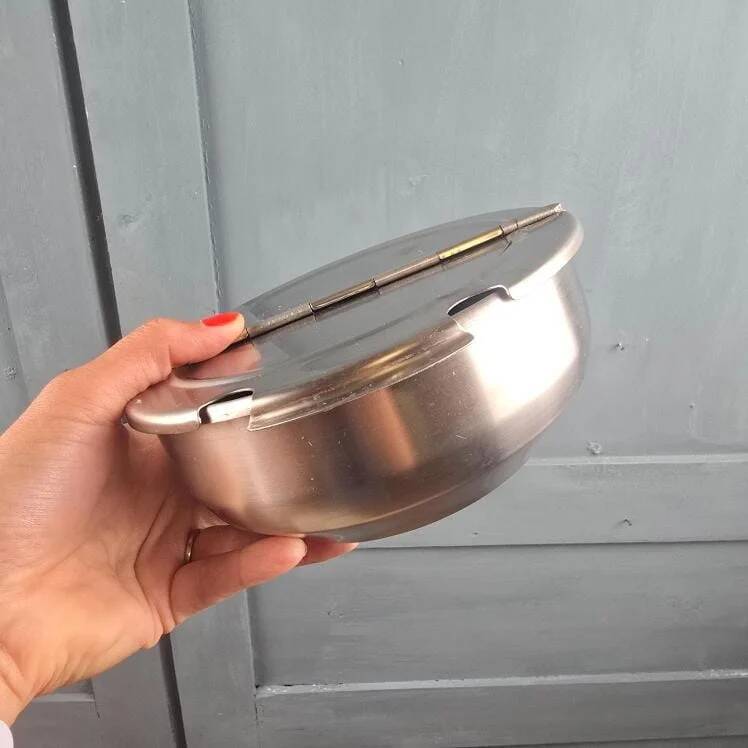 Rancilio stainless steel sugar box 18/10 – Italian bistro coffee accessory