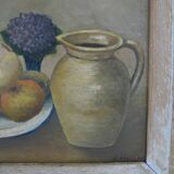 French painting oil on panel Still Life signed J. Paillou