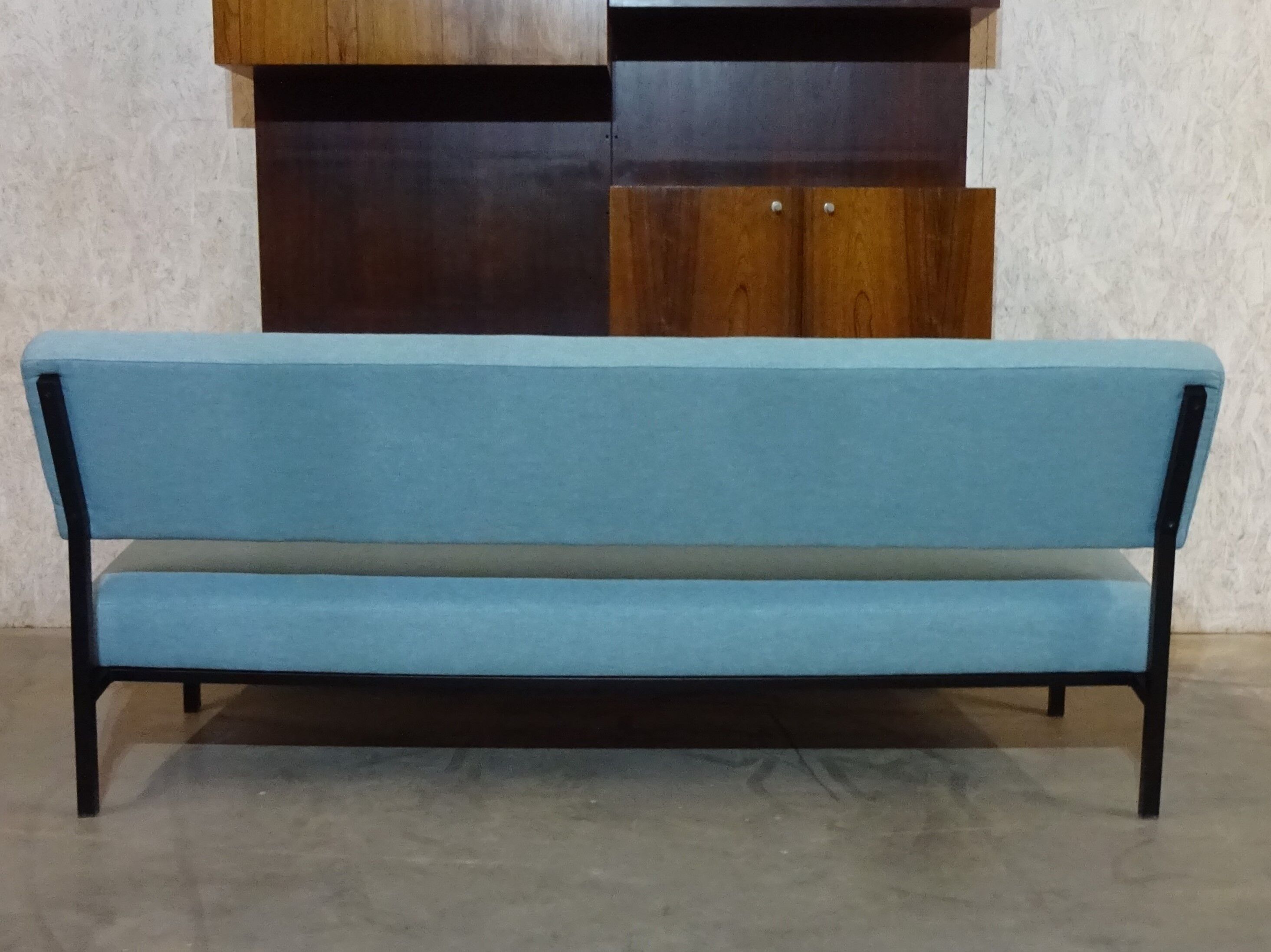 Dutch industrial lounge sofa attributed to Gijs Van Der Sluis for Van De Sluis Furniture, 1950