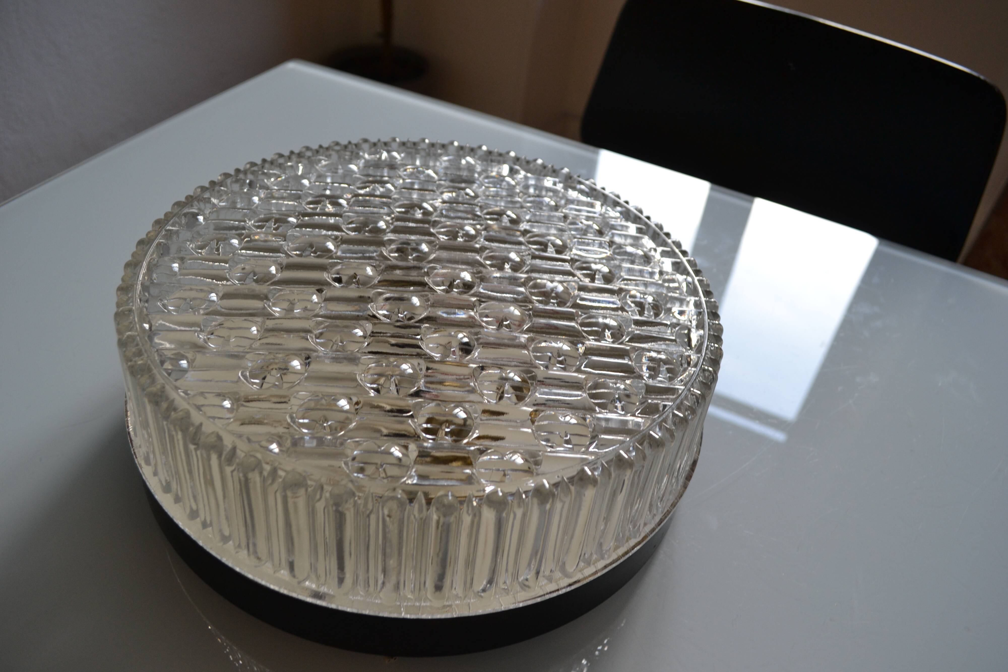 Ceiling or wall lamp by Helena Tynell @ Limburg Finland 1960s Scandinavian