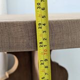 Round table in raw oak