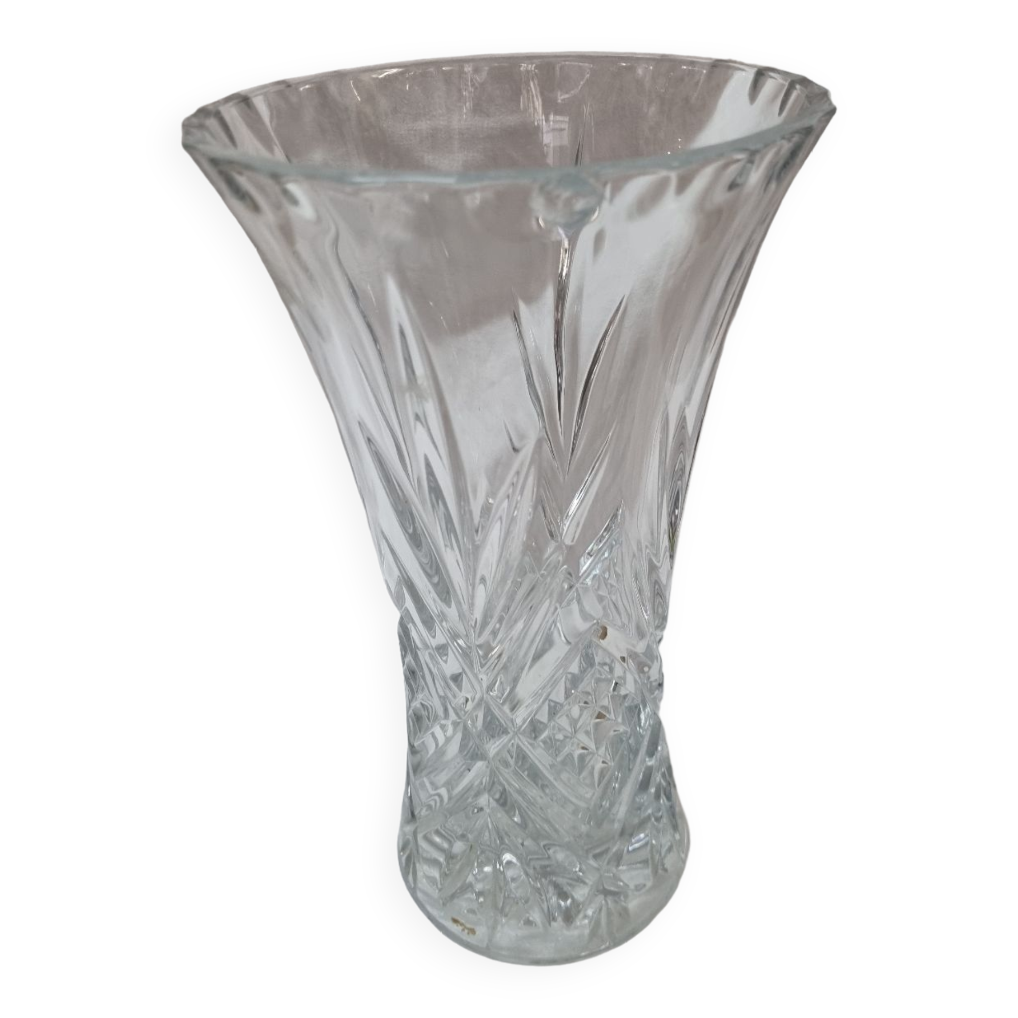Arc crystal vase from 1980