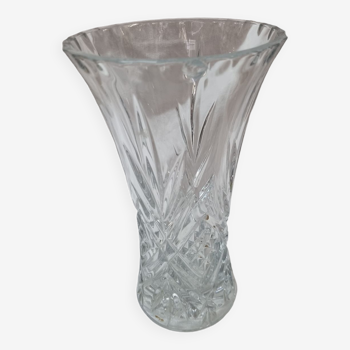 Vase cristal d'arc de 1980