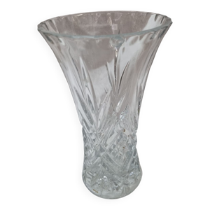 Vase cristal d'arc de 1980