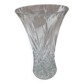 Vase cristal d'arc de 1980