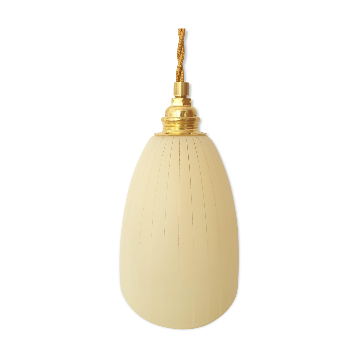 Glass hand lamp 1960