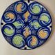 Spanish hand painted ceramic wall plate