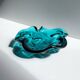 Mid Century Murano Ash Tray in Teal