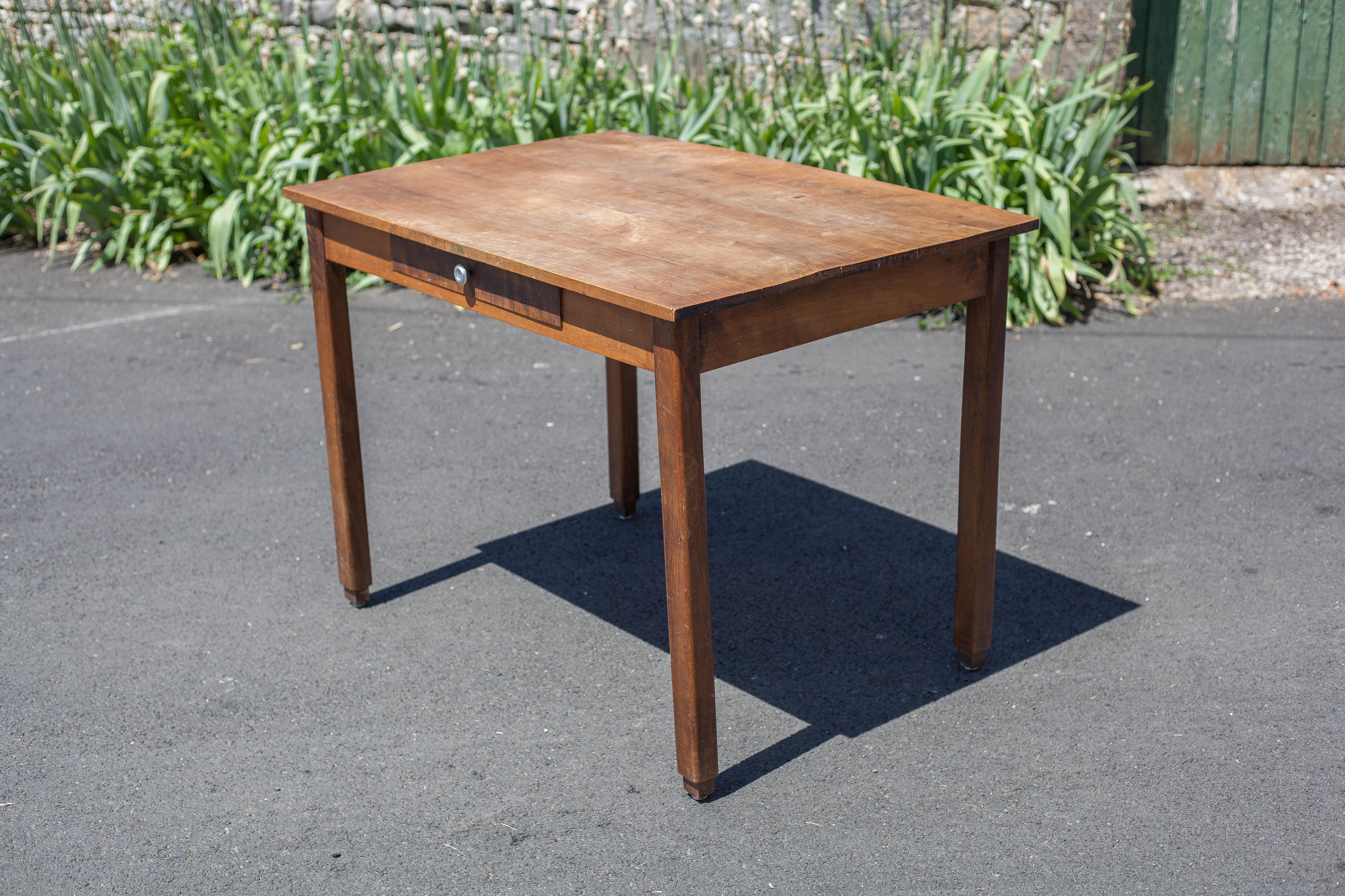 Old wood table, dining table