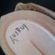 Plate in gray sandstone. Vallauris. Jean Austruy. 1970. Possibility of buying 12 and a dish;