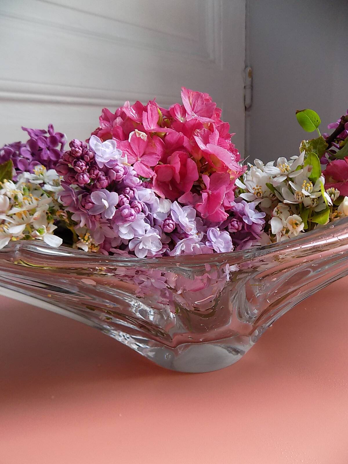 Art Vannes crystal fruit bowl