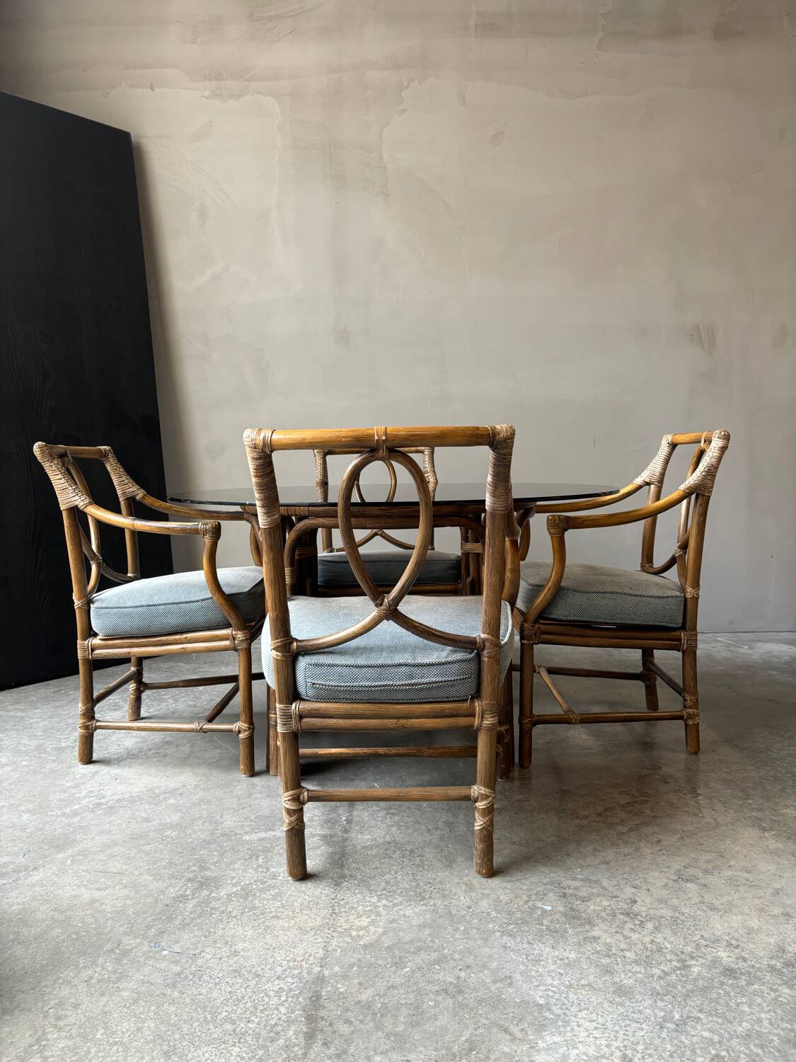 Ensemble table à manger et 4 chaises, 70s