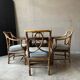 Ensemble table à manger et 4 chaises, 70s