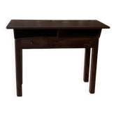 Bureau secrétaire en bois foncé