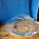 Large vase design Space Age – transparent glass