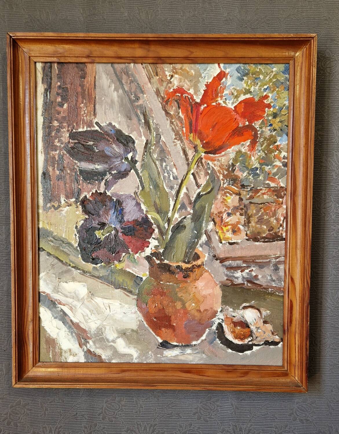 Flower painting by Robert Pasty