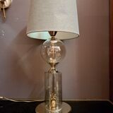Lampe See Delmas en laiton et verre