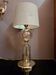 Lampe See Delmas en laiton et verre