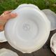 6 flat plates fish in beige ceramic Salins les bains