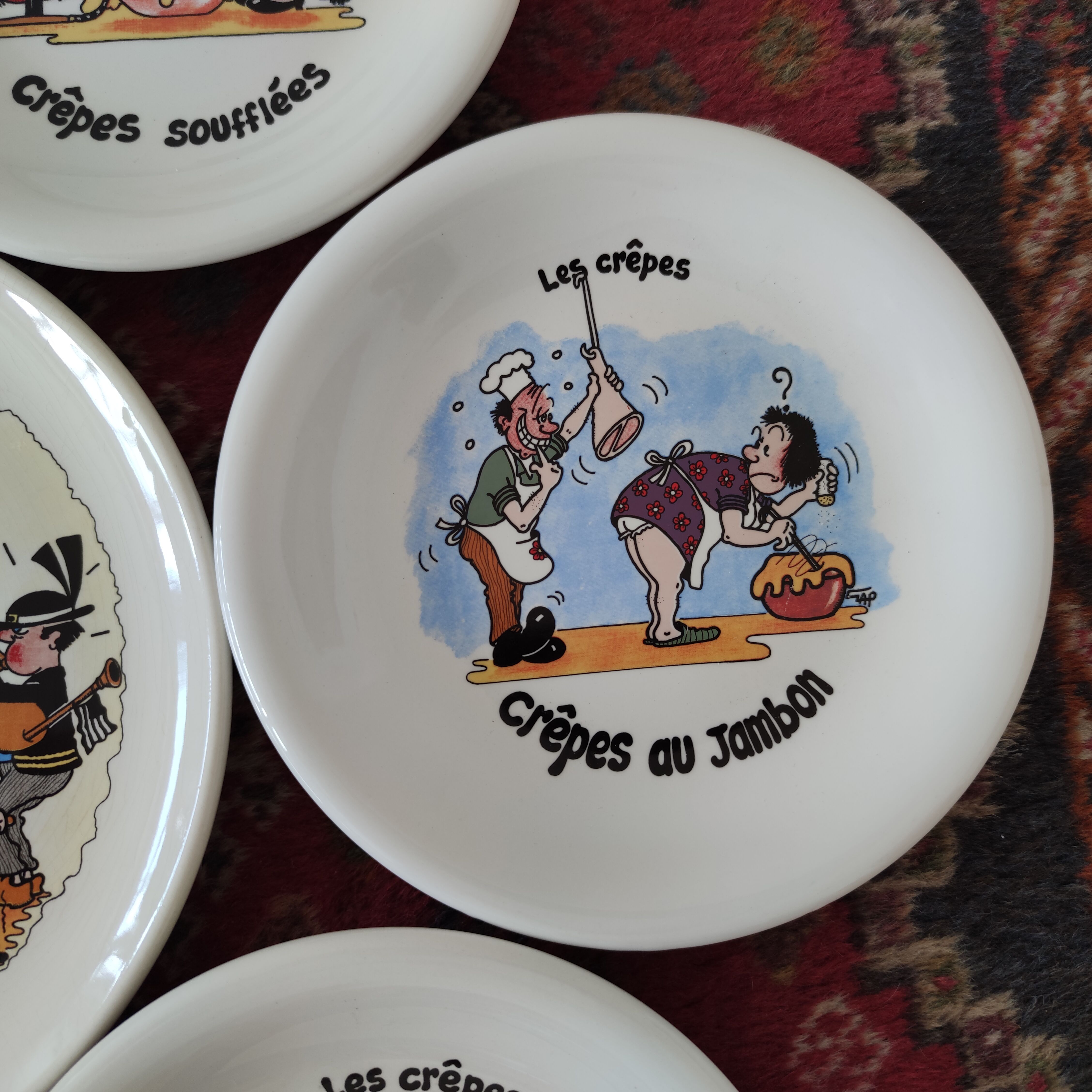 Dish Pancake plates décor Humorous
