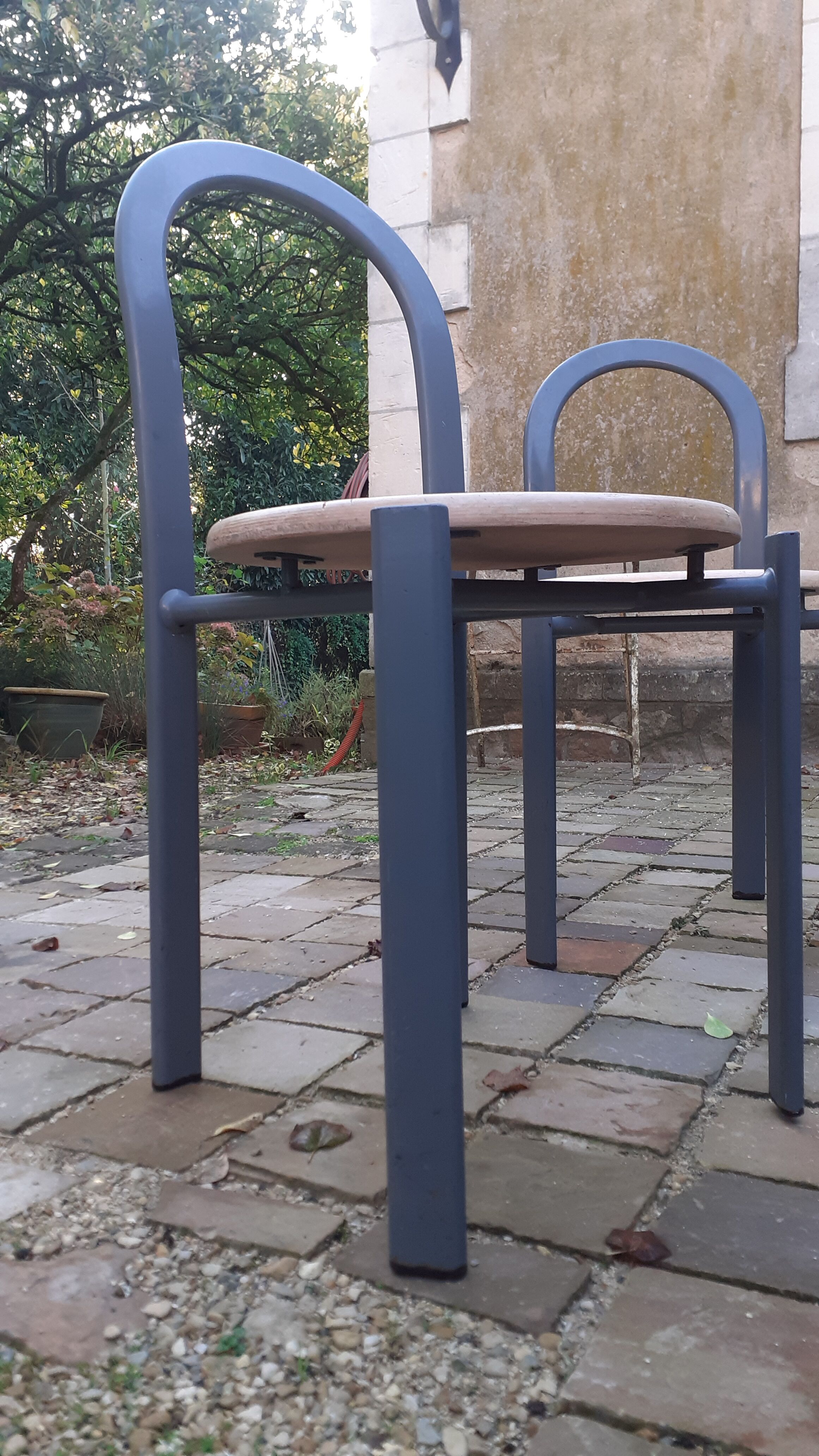 Series of 4 chairs vintage design year 80 publisher Samo