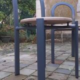 Series of 4 chairs vintage design year 80 publisher Samo