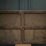 Oil on canvas moonlit landscape early 20th century