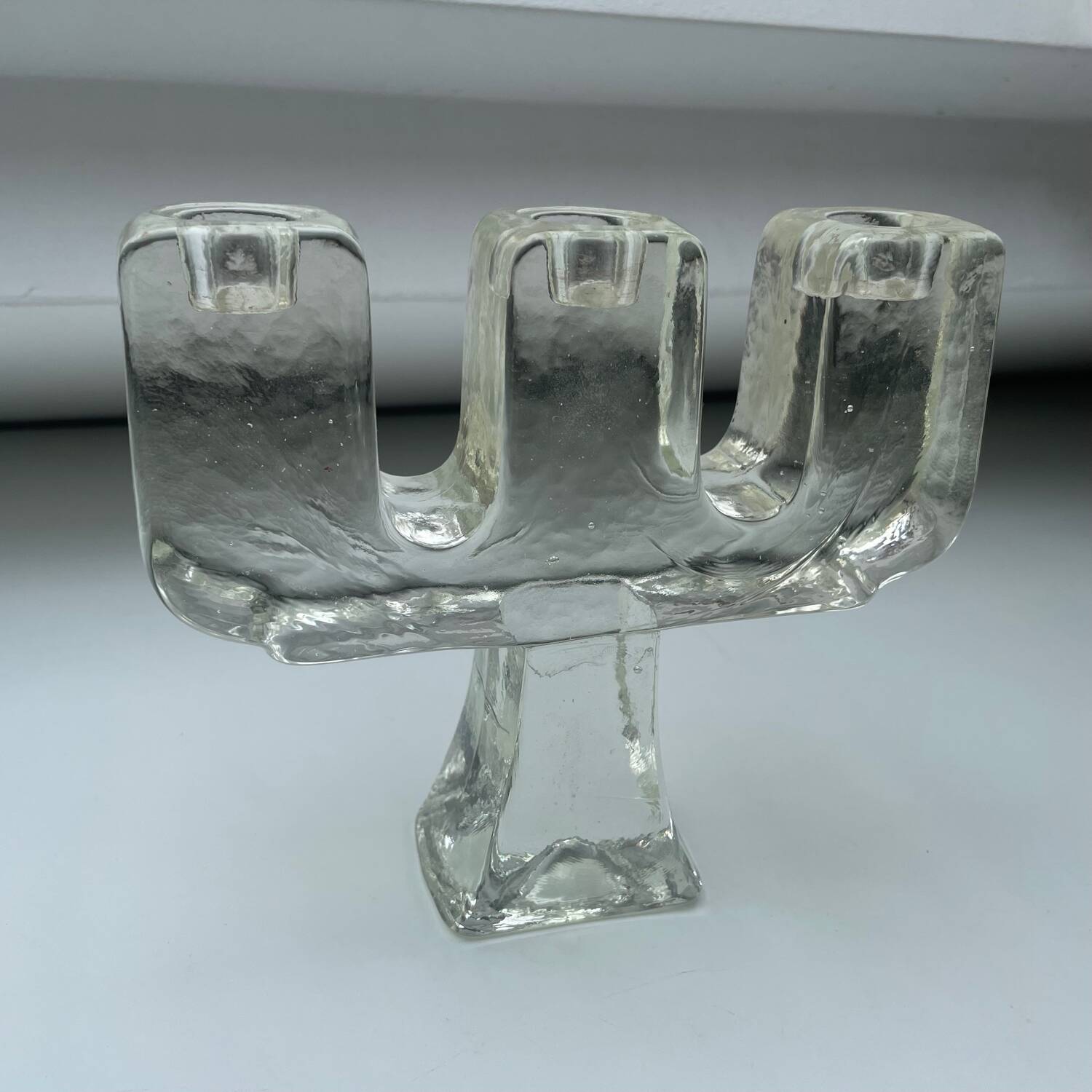 Bougeoir en verre, Pukeberg Suède