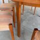 Dining table with extension for 6 people by LB Kofod Larsen vintage