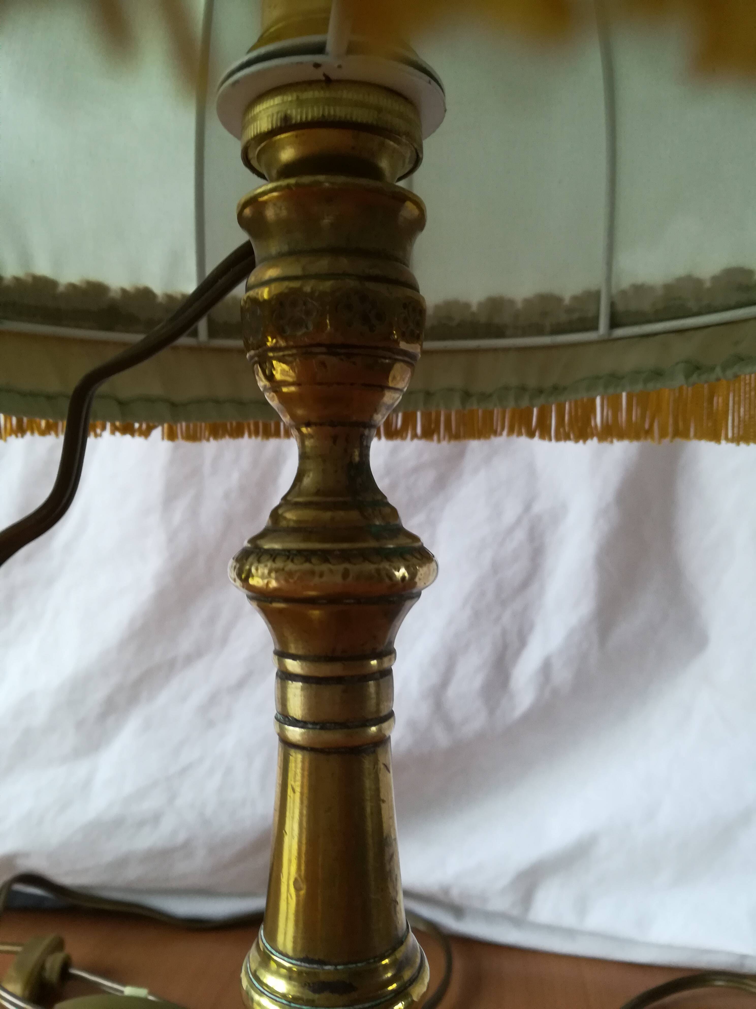 Vintage brass desk lamp
