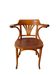 Art Nouveau office chair with curved wood attributed to J&J Kohn, 704 1/2 4V