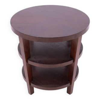 Table ronde Art Déco, France, années 1930.