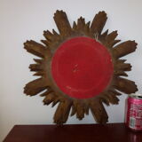 Mirror soleil golden wood 60/70