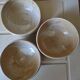 Set of 3 bowls in artisanal sandstone