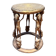 African bronze stool – anthropomorphic figures – tribal art