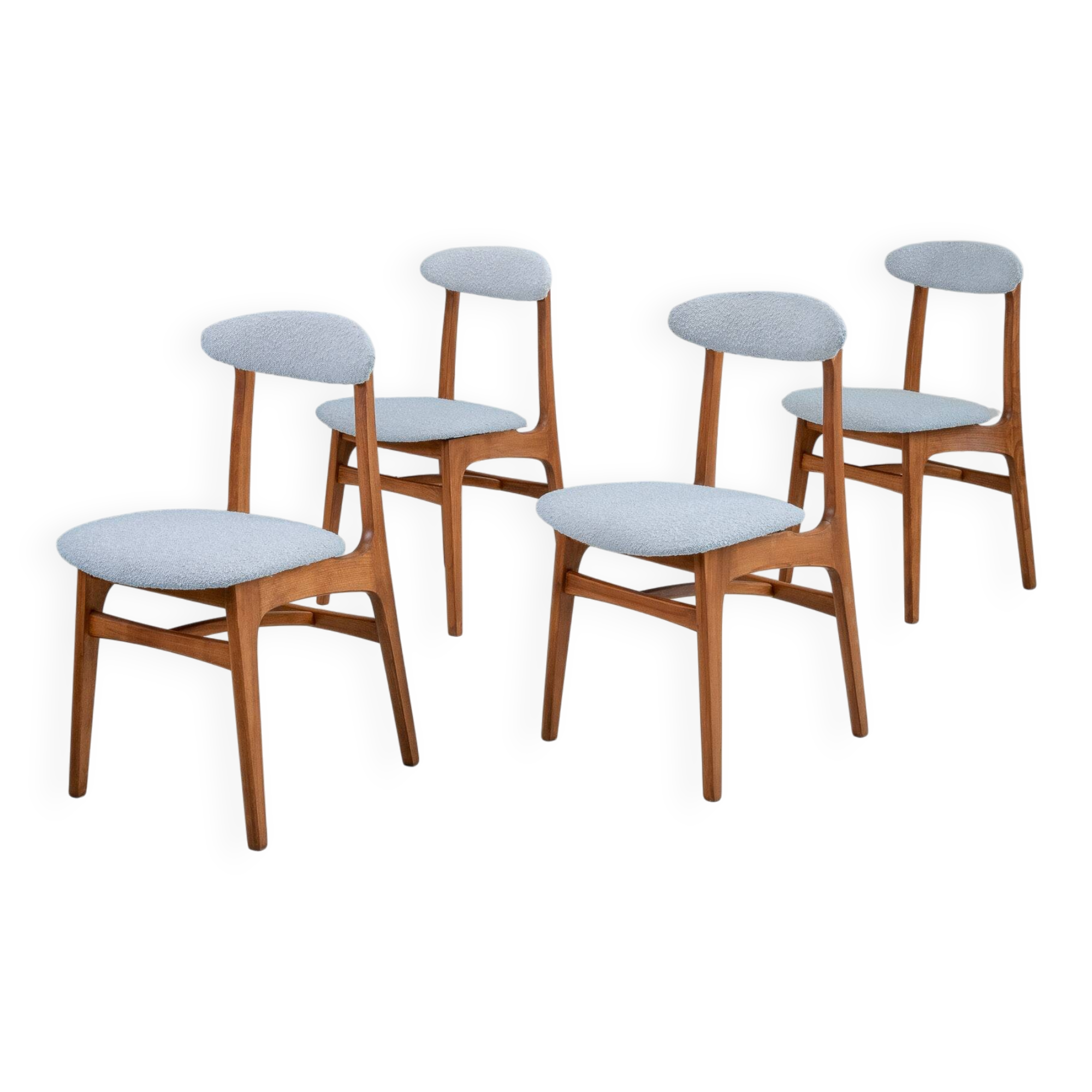 Chaise de salle à manger vintage par Hałas, restaurée