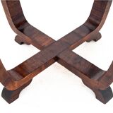 Art deco extendable table, poland, 1930s